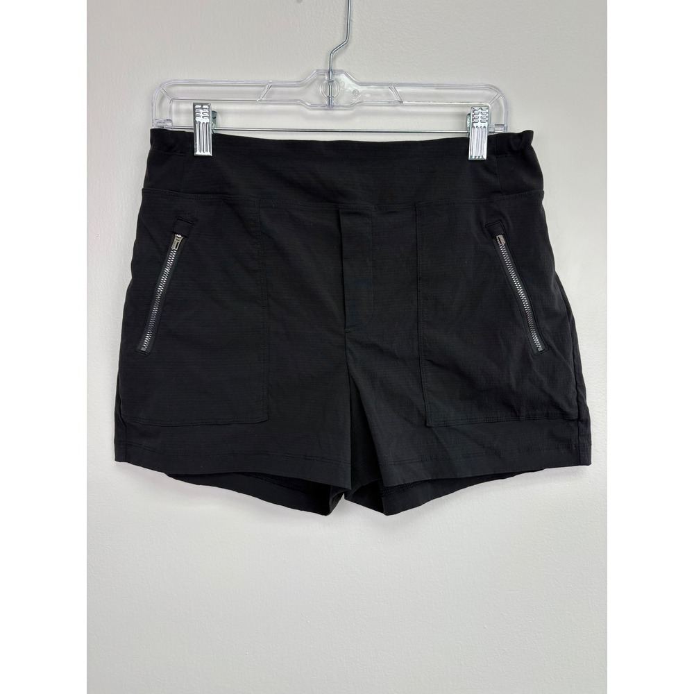 Athleta Trekkie North Shorts Black Size 8 UPF50+ Style 533551 Hiking Outdoors